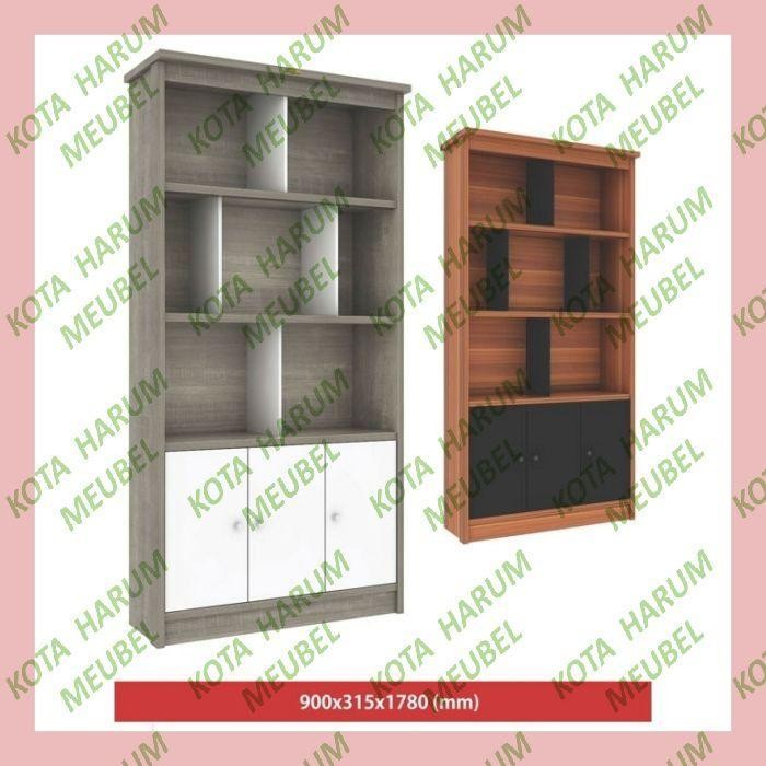 Lemari Buku Minimalis Kayu Rak Buku Dinding Kayu Romaro Rb 06 Bandung Termurah Best Quality 100% Ori