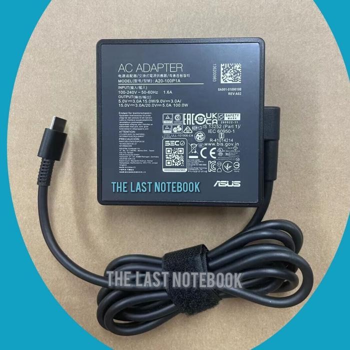 Adaptor Charger ASUS ZENBOOK 14X OLED UX5401E UX5401ZAS Type C 100W