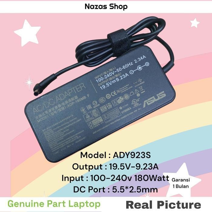 Adaptor Chqrger Asus ADP-180EB D, ADP-180HB D, ADP-180MB F, N180W-02, PA-1121-28 19.5V 9.23A 180W Or