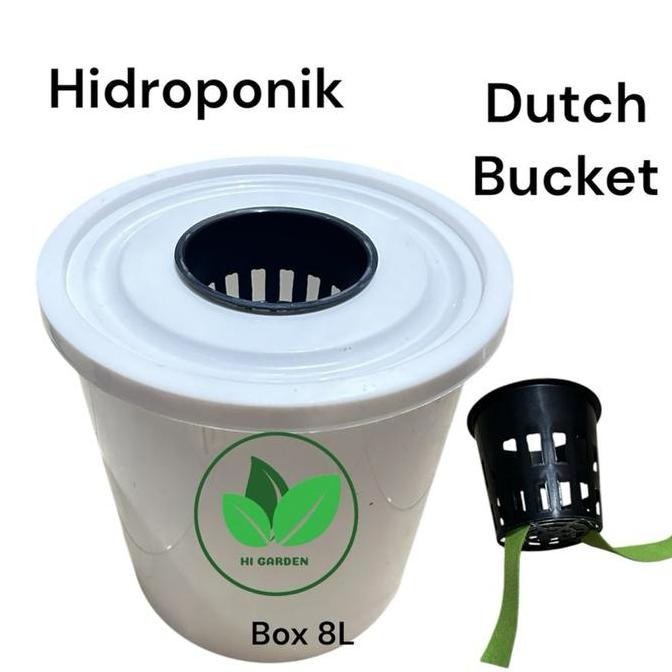 Hidroponik Dutch Bucket Box Hidroponik 8L System Dutch Bucket TS