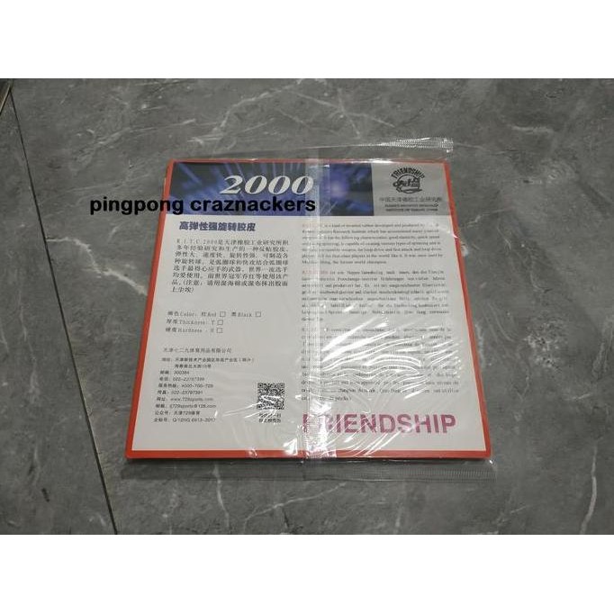 Karet 729 Tenis Meja Tack Speed Ritc 2000