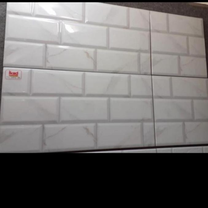 Terbaik Keramik 30X60 Ikad 10X20 Model Batu Glossy 100% Ori