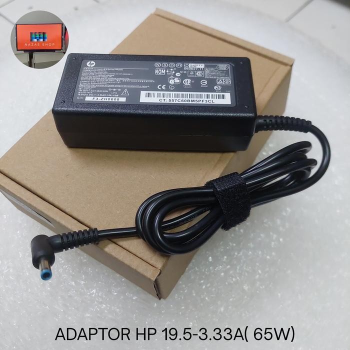 Adaptor Charger Hp ProBook 630 G8 635 Aero G7 G8 19.5V-3.33A 65W Blue Pin
