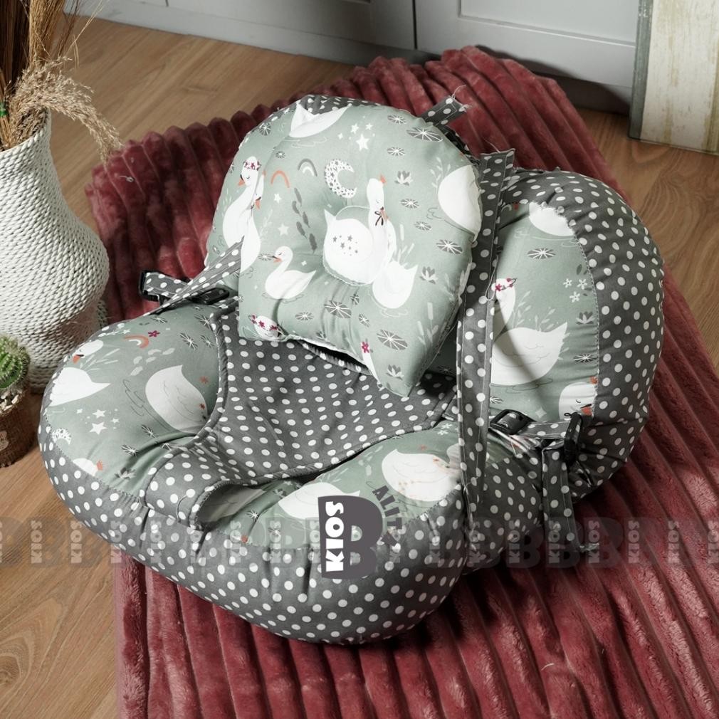 Terbaru Sofa Bayi Jumbo Dengan Sabuk Pengaman Gesper Multifungsi Bisa Untuk Kasur Bayi Free Bantal P