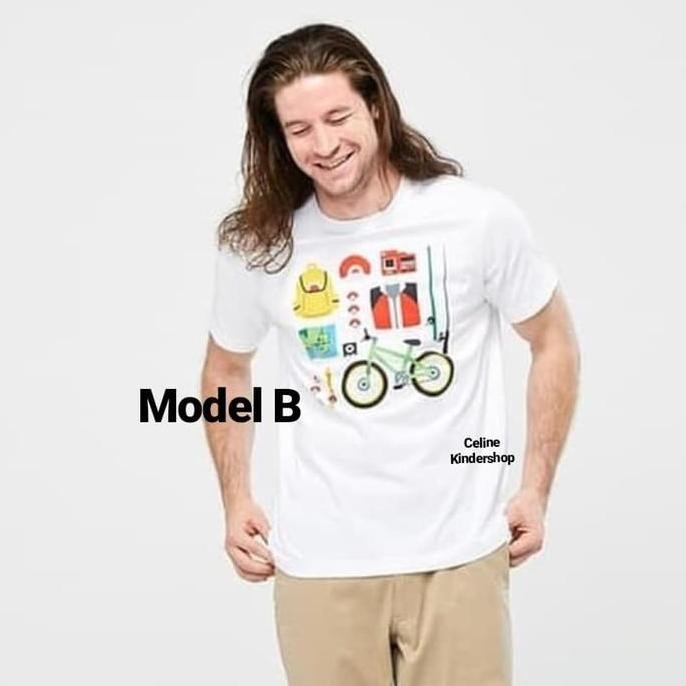 UNIQLO X Pokemon Kaos Pria