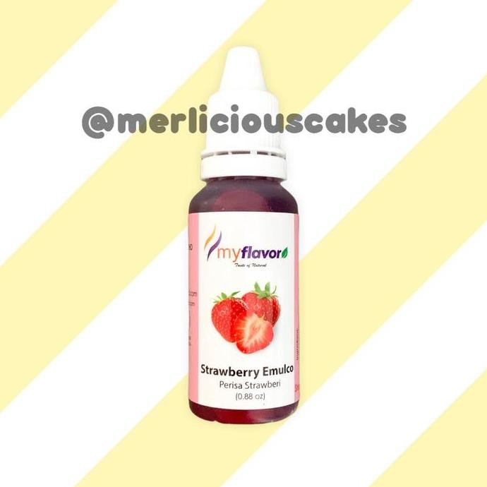 siap kirim] My Flavor Strawberry Emulco Perasa dan Pewarna Makanan