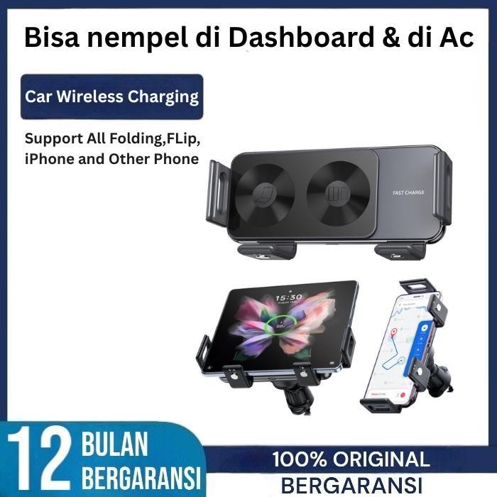 Fast Samsung Galaxy Z Fold Flip 5 4 3 2 Wireless Charging Car Charger Terbaru Best Quality 100% Orig