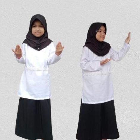 (Expert) baju SETELAN sekolah hitam putih anak perempuan SD/TPA