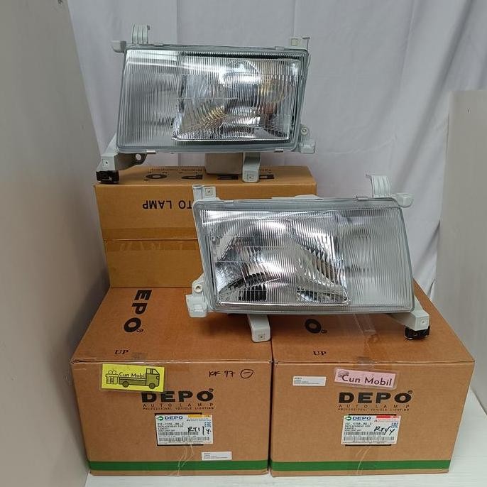 Head lamp lampu besar Kijang Kapsul 1997-1998 tanpa foglamp kiri DEPO