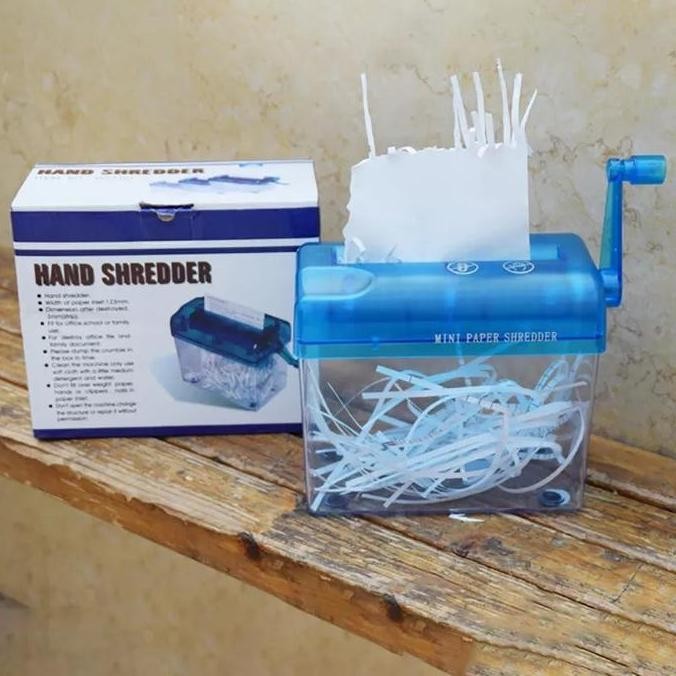 PAPER SHREDDER MESIN ALAT PENGHANCUR KERTAS MANUAL AS