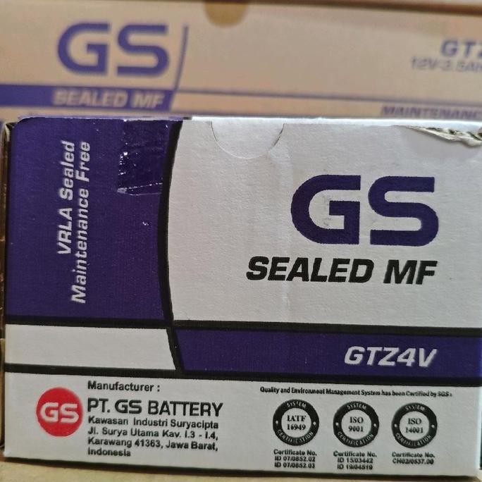 Aki Original Gs Astra Gtz4V Utk Mio J, Mio Soul Gt, Vixion, Byson