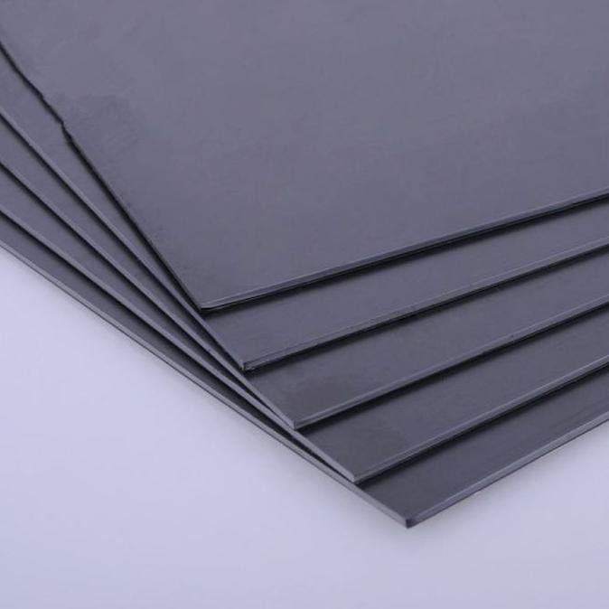 pvc sheet grey 5mm / pvc abu abu lembaran 5mm