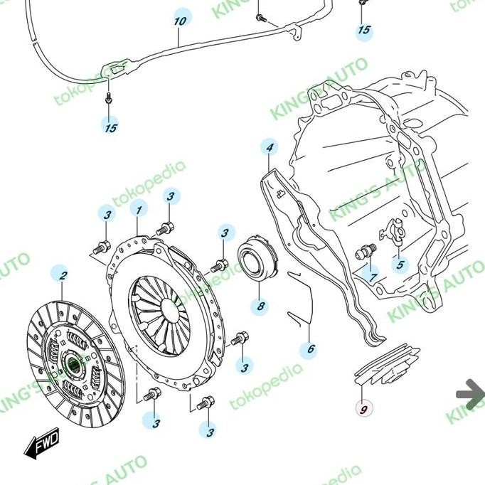 MATAHARI / CLUTCH COVER NEW CARRY PICK UP 2021---- ORIGINAL murah