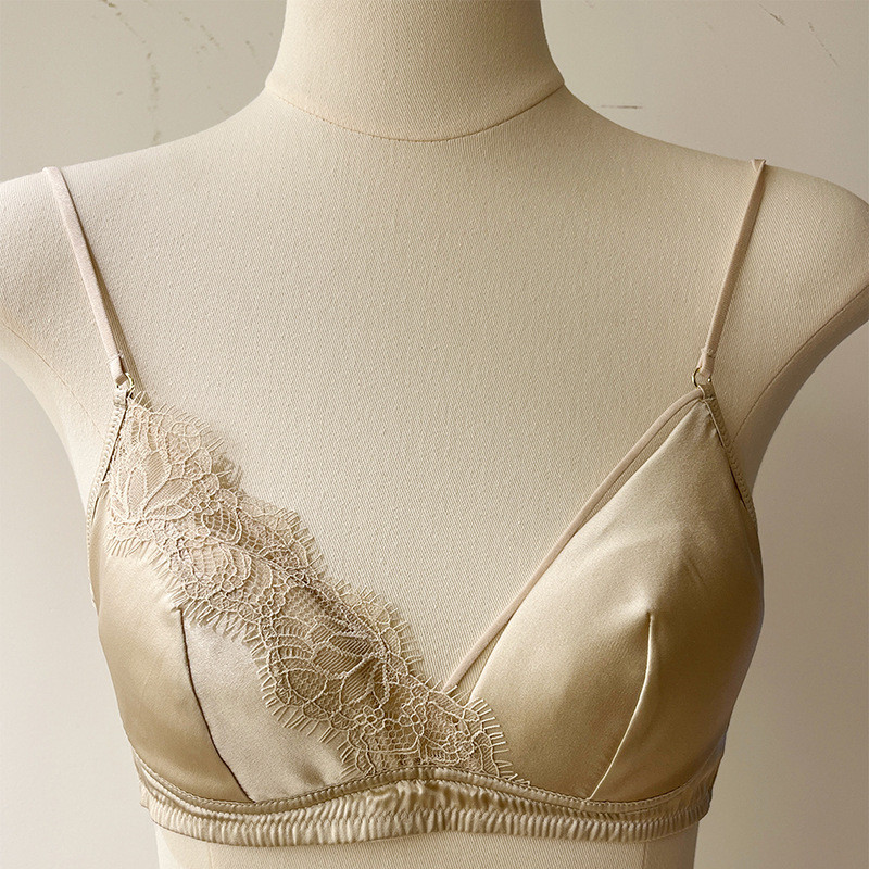 [COD]Bra Renda Seksi Cup Segitiga Ultra Tipis Sutra