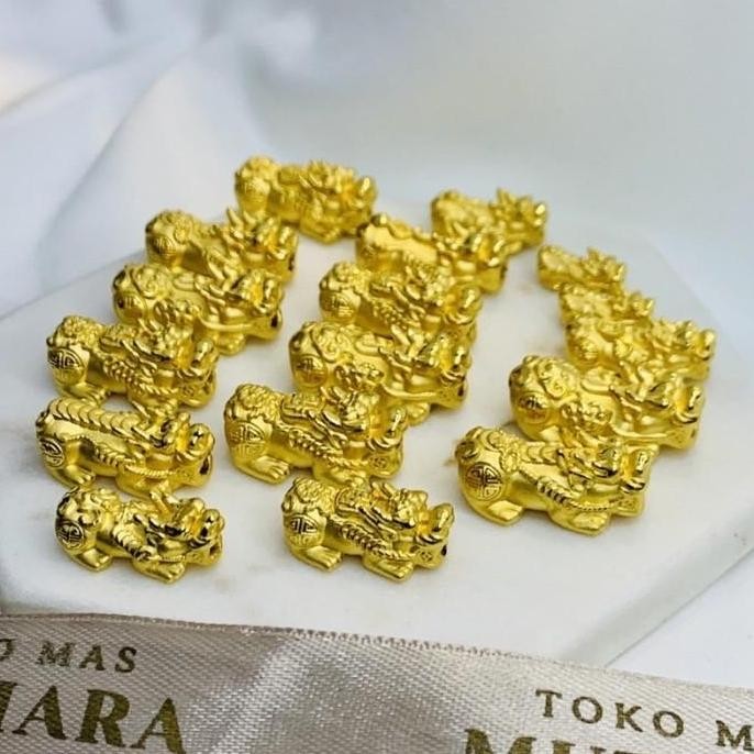 (Good) Gelang Pixiu Naga Rezeki 2 3 4 gr Emas Asli LM Import 24K 99.99% Murni
