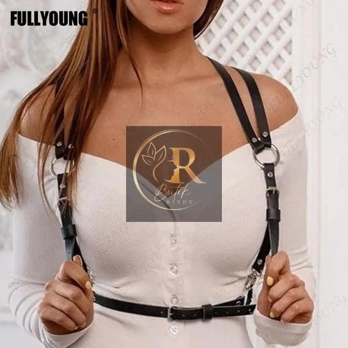 Ready  BUTIK_RINDU (TWEETY) Body belt harness harajuku choker Halloween Gothic Metal Punk Japanese s