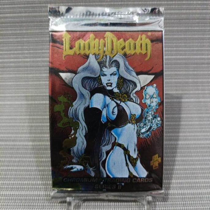 New  Lady death series II chromium trading card sealed pack
