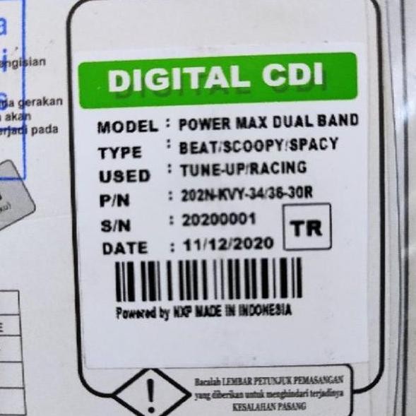 CDI Racing BRT Dualband Beat Karbu/Scoopy Karbu/Spacy Karbu