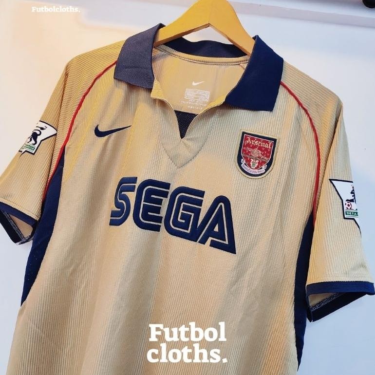 Jersey Arsenal retro away 2001/2002