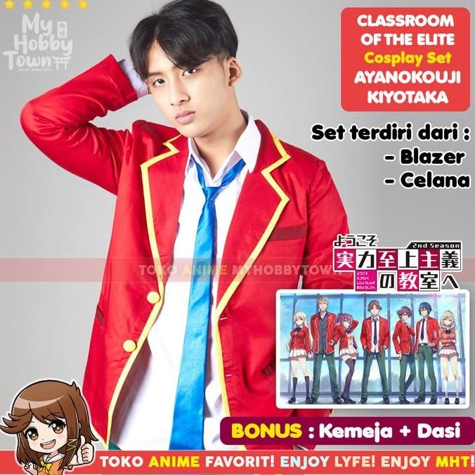 Ready  Kostum Cosplay Anime Classroom Of The Elite Ayanokouji Kiyotaka