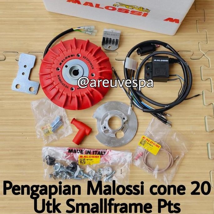 Pengapian Malossi cone 20 utk Vespa Pts Smallframe