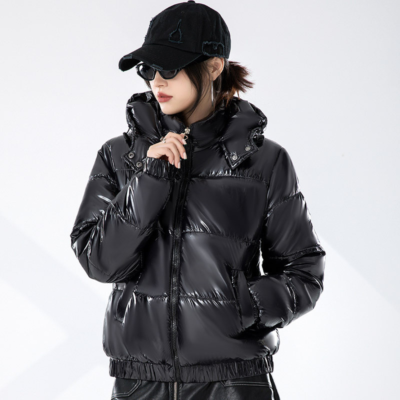 Glossy Korean Style Short Trendy Women's Jacket
