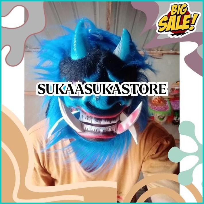 Buta Gedrug/Topeng Gedrug Mulut Bergerak/Topeng Buto Gedrug MURAH