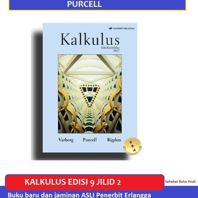 HOT SALE Buku Kalkulus Jilid 2 Edisi Ke 9 Purcell Erlangga