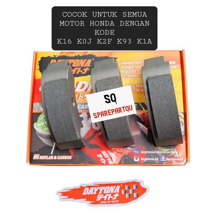 Kampas Ganda Daytona 4637 Beat Street, Scoopy Esp, Genio (K16)