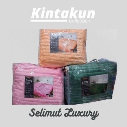 Selimut Lembut Luxury Kintakun Tersedia Varian Warna