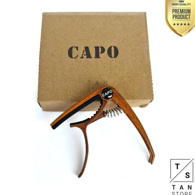 Penjepit Kapo Capo Kayu Gitar Akustik Klasik Elektrik