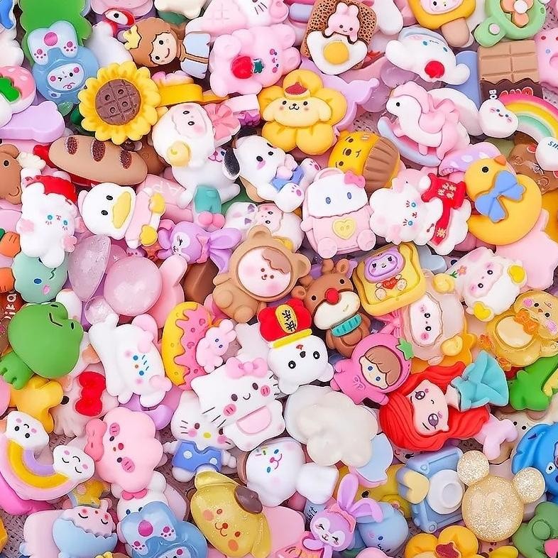 50-100 Pcs Resin Clay