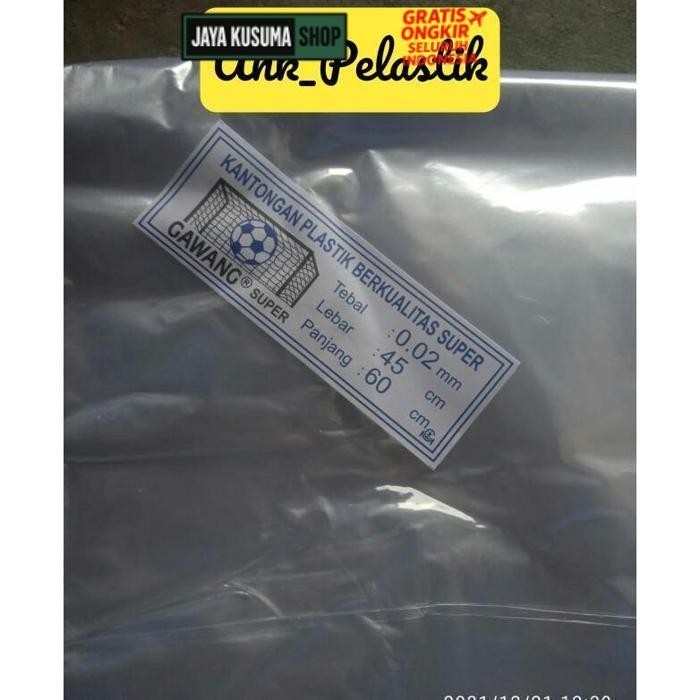Diskon Plastik Laundry Pp Bening 02Mm45Cm60Cm Plastik Loundry Plastik Packing Kantong Plastik Bening
