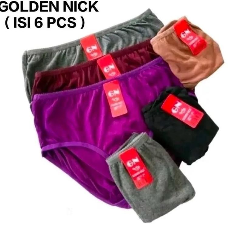 Hot Sale GOLDEN NICK CD WANITA DEWASA 6 PCS TOP KUALITAS  ..