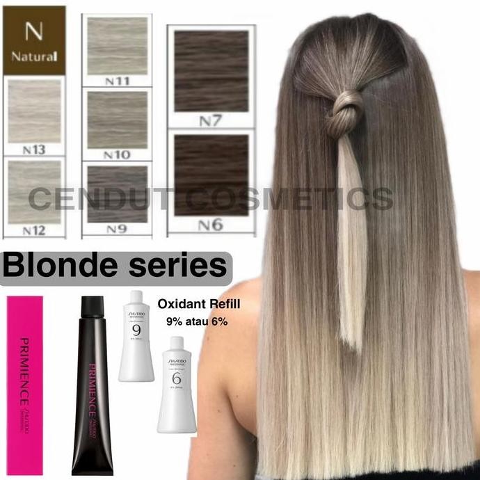 Shiseido primience hair color blonde series, cat Shiseido