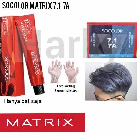 Cat Matrix Socolor 7.1 7A Medium Cool Blonde 90ml (cat saja)
