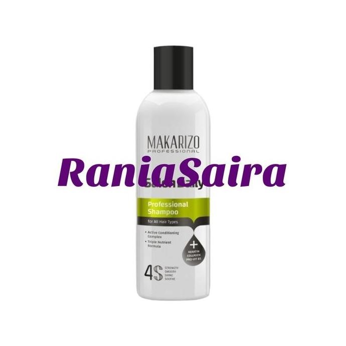 MAKARIZO Professional Salon Daily Shampoo 200ml Hair Treatment Sampo Perawatan Rambut Ketombe Kering