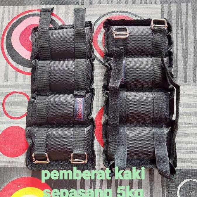 Pemberat kaki 5kg bendel kaki fitness Penguat otot kaki beban olahraga