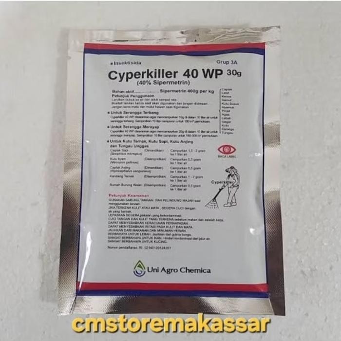 Cyperkiller 25 WP ORIGINAL 30g Pembasmi Serangga dan Hama Rumah Walet