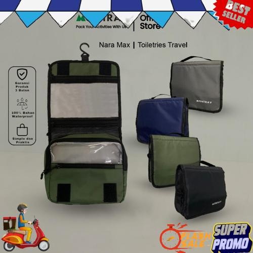 MONTRAV - Tas Tempat Sabun - Tas Alat Mandi Traveling - Nara Hot Sale