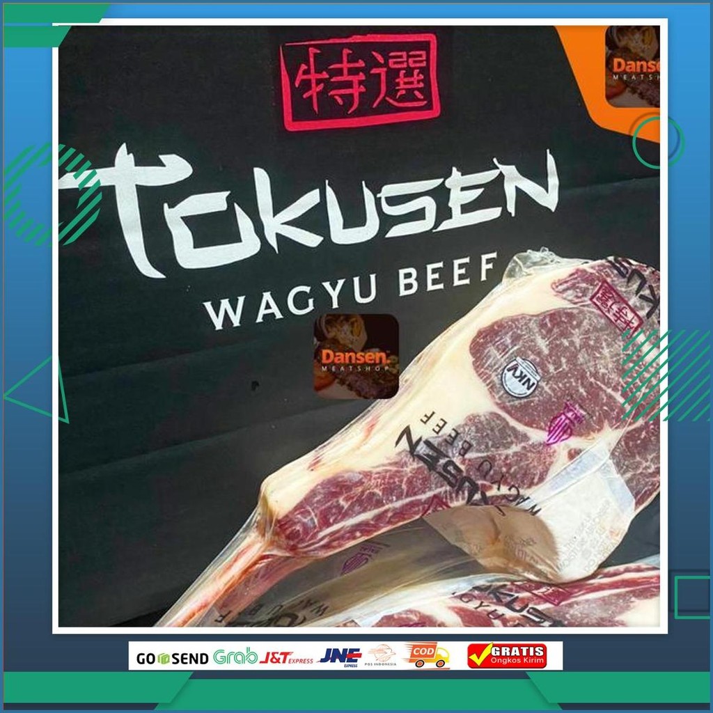 Premium Tokusen Wagyu Tomahawk Mb 4-5 Gosend