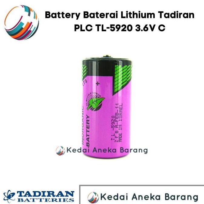 Battery Baterai Lithium Tadiran PLC ER26500 TL-5920 SL-2770 3.6V C