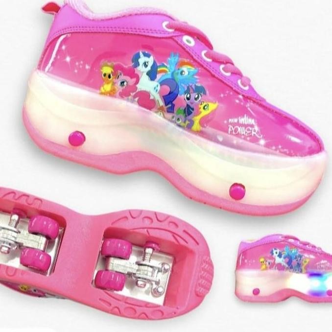 Sepatu Roda Anak Laki Laki Roda 4 Led