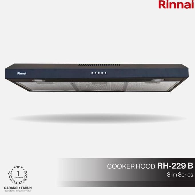 Rinnai Slim Cooker Hood RH-229B RH-229SS - Penghisap asap dapur kompor TEG