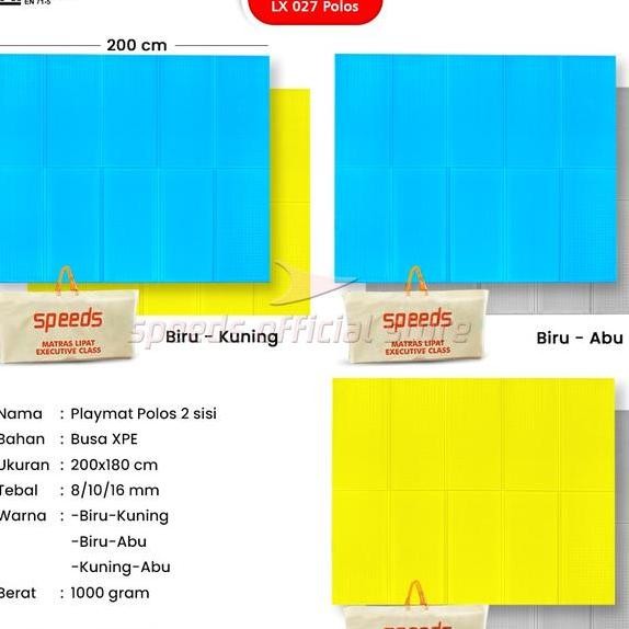 Speeds Sni Matras Camping Playmat Bayi Polos Lipat Xpe Foldable 02715