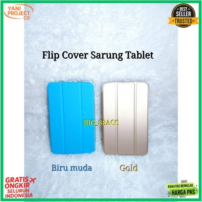 Premium Flip Cover Book Cover Sarung Samsung Galaxy Tab A 8.0Inchi Sm-T350 T355 P350 P355 Berkualita