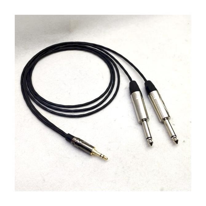 Kabel Audio Mixer Jack 3.5Mm Hp To Dual 6.5Mm Tv Speaker Laptop