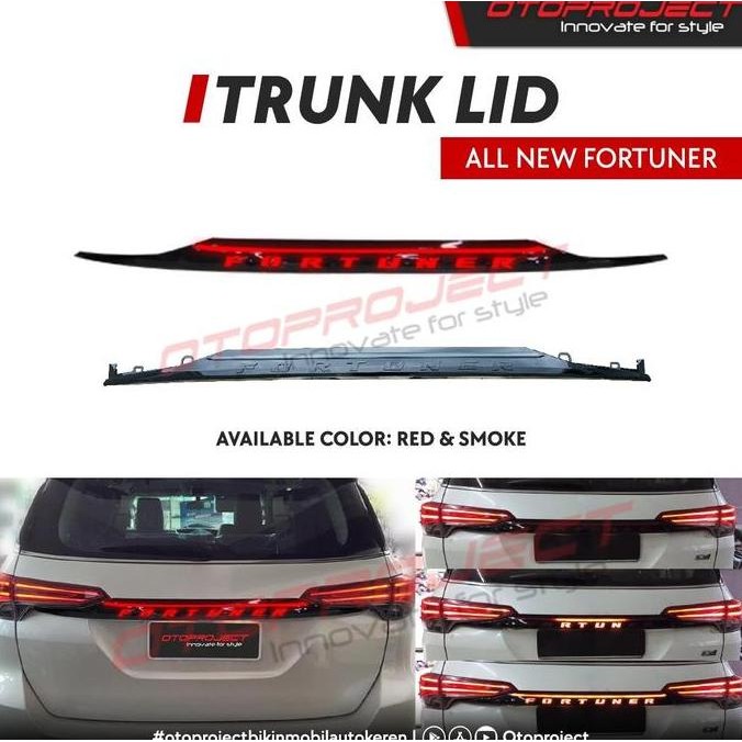 Trunklid / trunk lid lampu all new fortuner 2016 - 2 otoproject