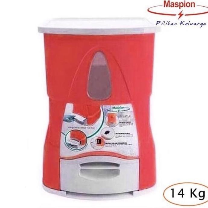 BEBAS ONGKIR - Tempat Beras | Rice Box Maspion | Wadah Tempat Penyimpan Beras Maspion