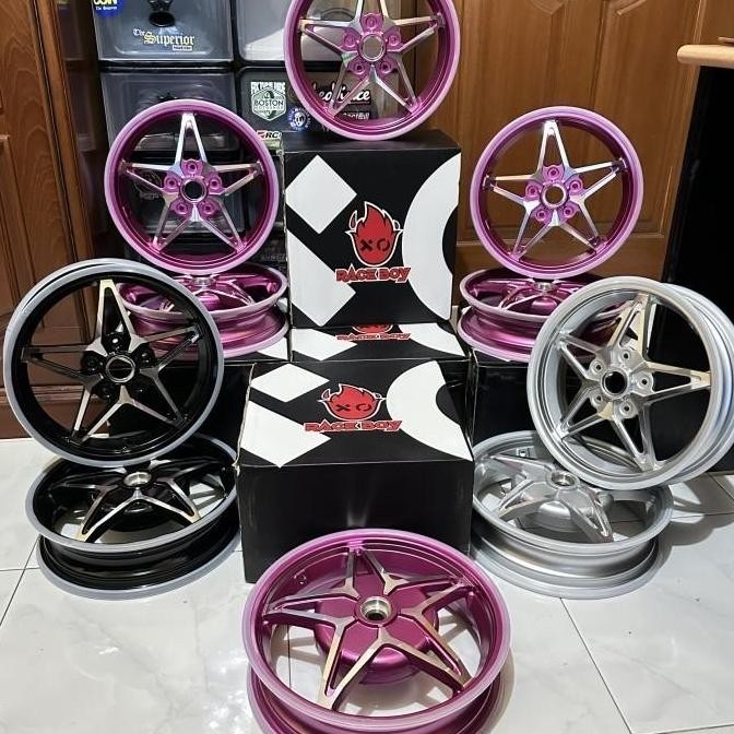 Velg Race Boy Bintang Five Stars Vespa Sprint Primavera GTS LX S LXV, Velg Raceboy, Velg Race Boy, V